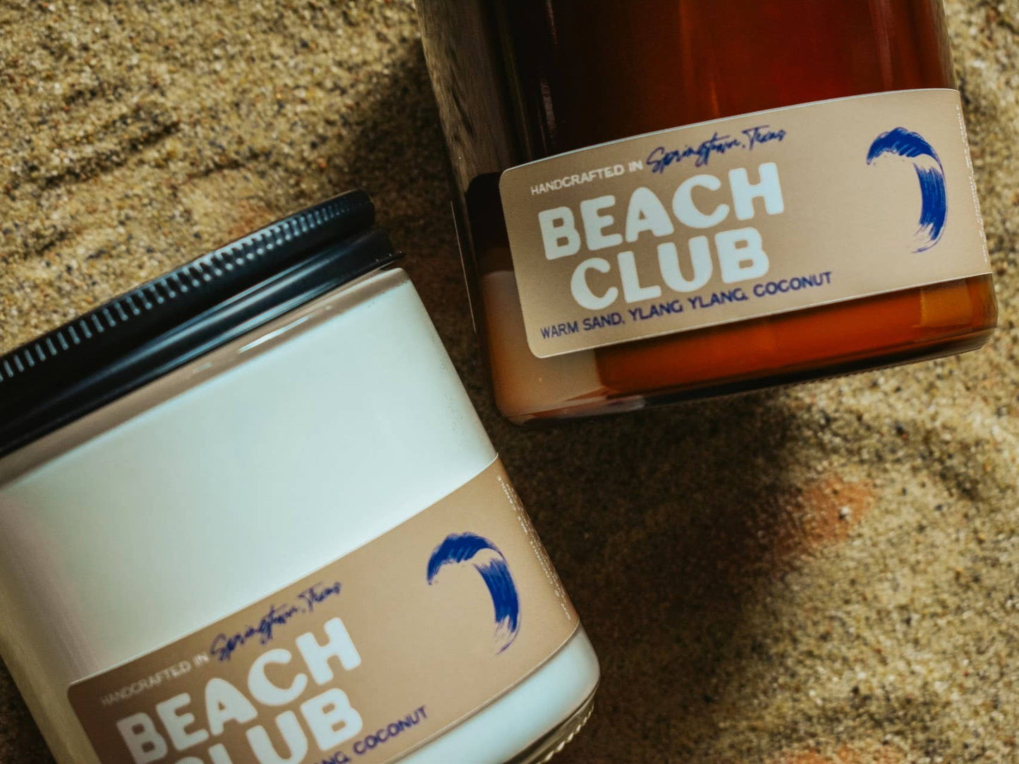 BEACH CLUB - Warm Sand, Ylang Ylang, Coconut Candle