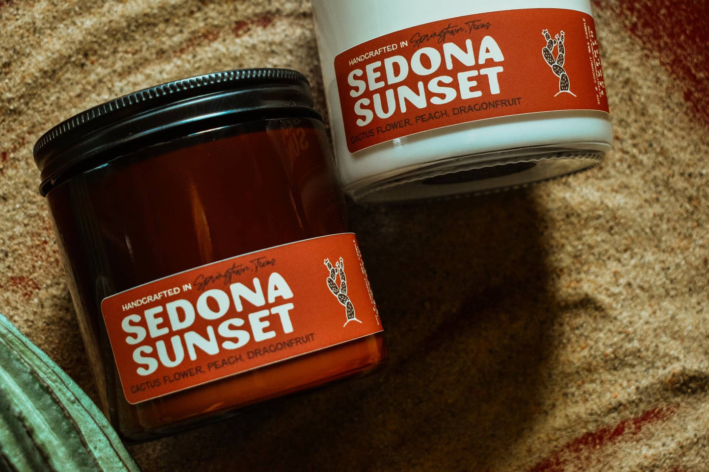 SEDONA SUNSET - Dragonfruit, Cactus, Peach Candle