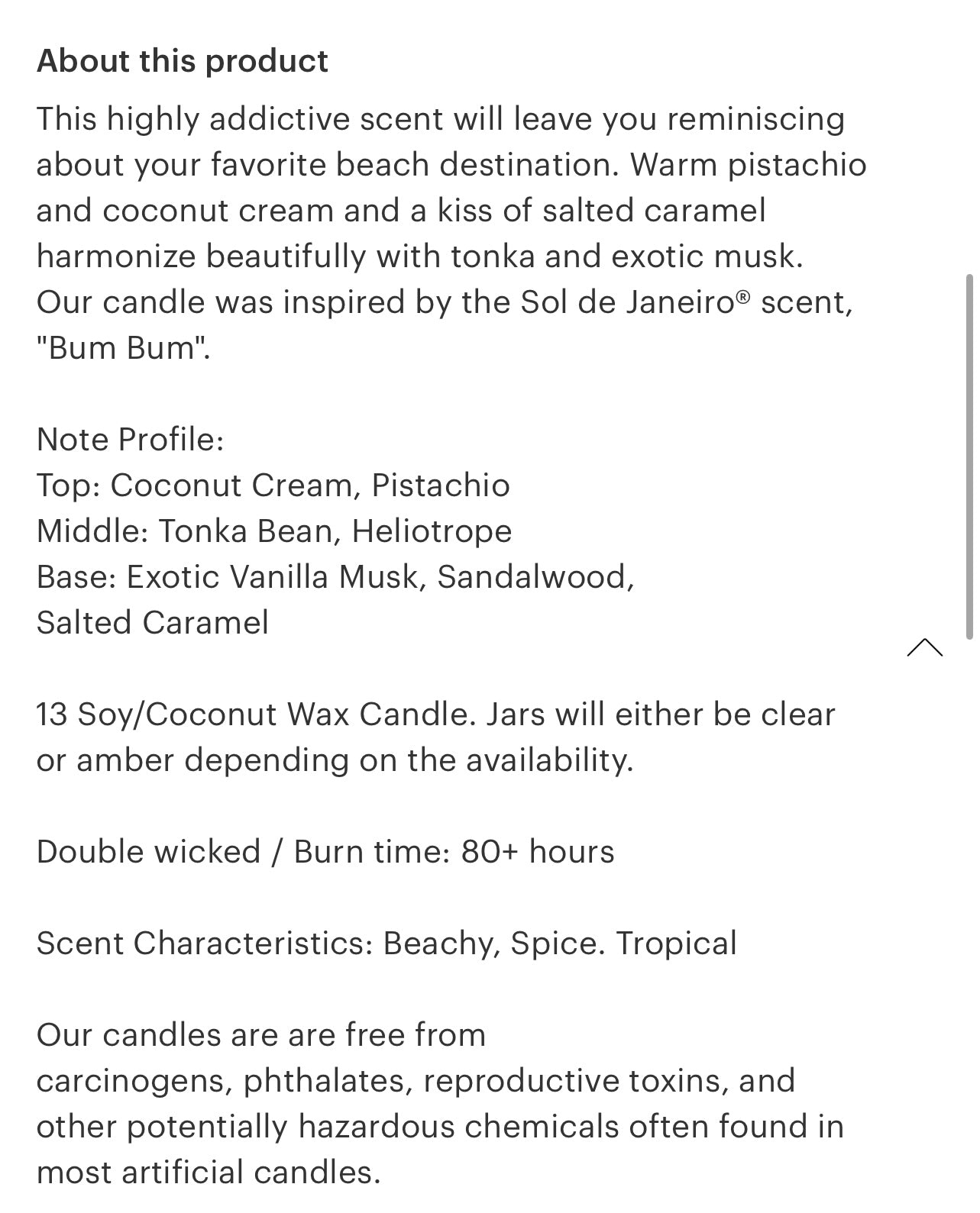 Tropicana Candle