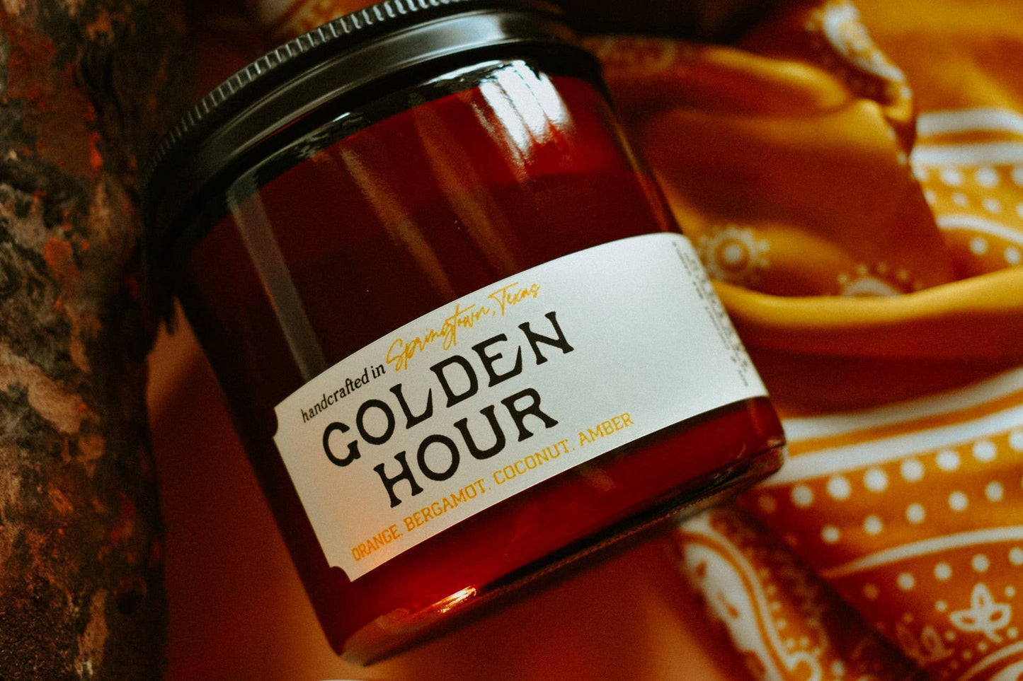 GOLDEN HOUR - Orange, Bergamot, Coconut Candle