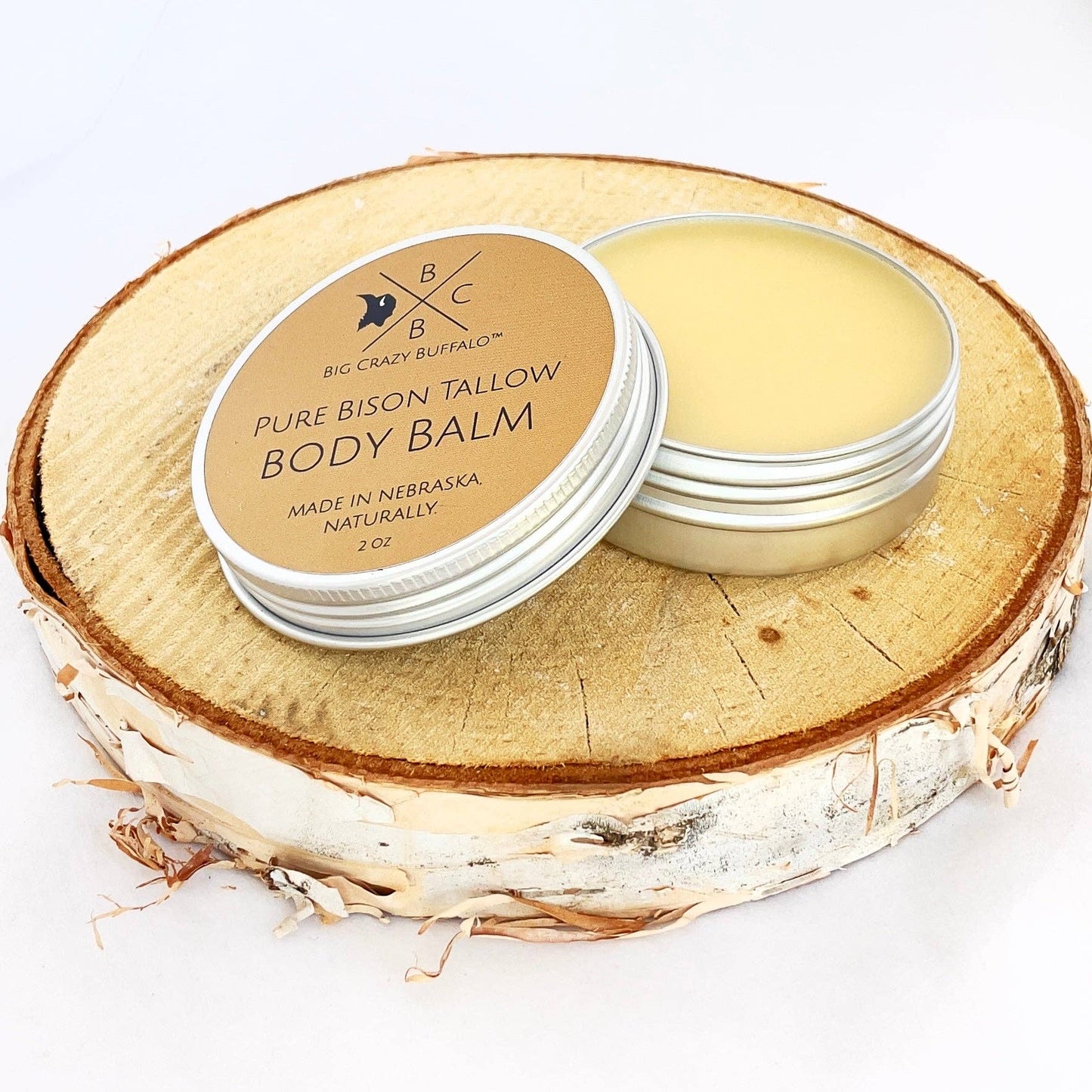 Body Balm Bison Tallow 2 Oz. - All Purpose, Healing Body But