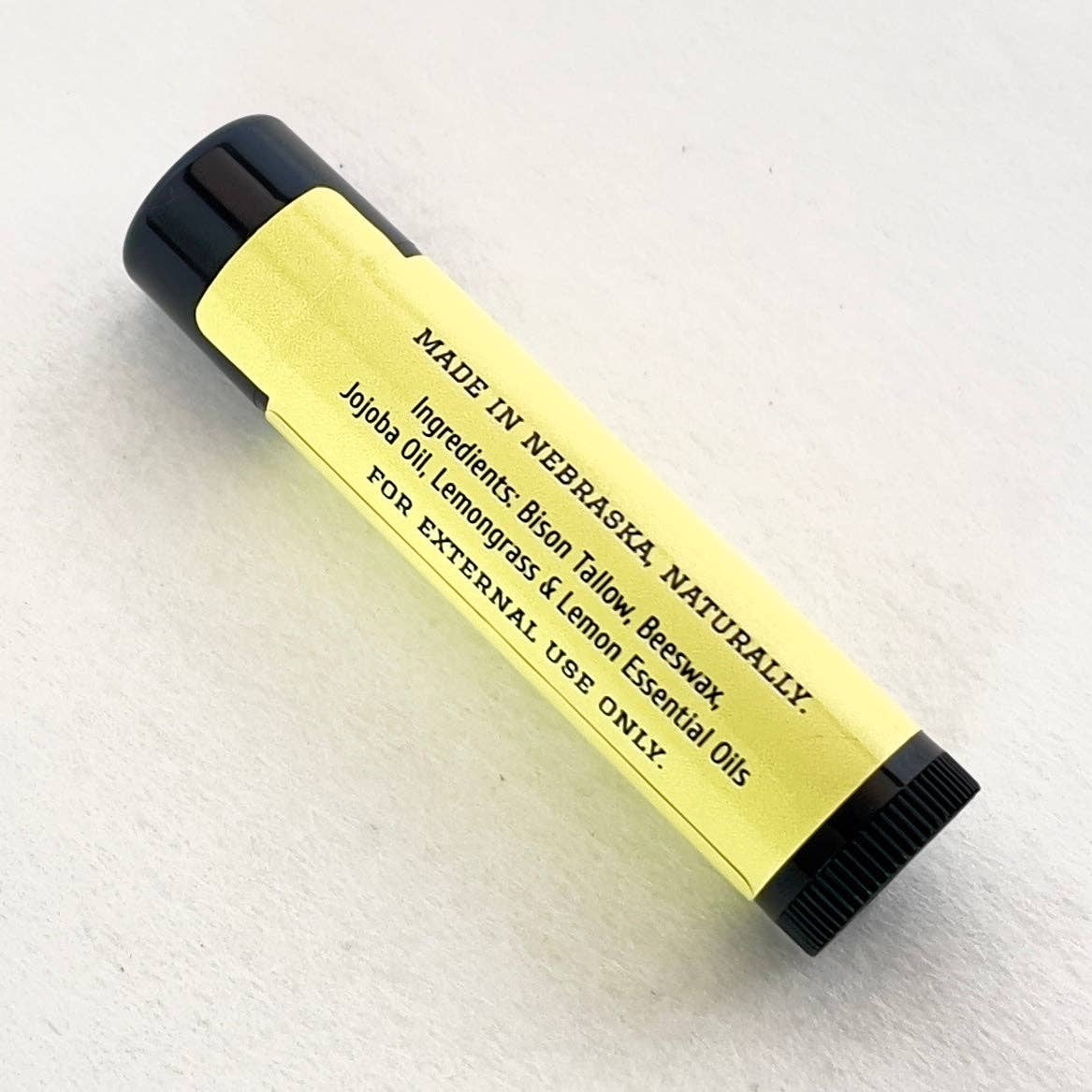 Natural Lip Balm Citrus Grove-Lemongrass & Lemon, Moisturizing, Non-Habit Forming, Soothes Chapped Lips, Hydration, Pure and Natural, No Petroleum, Hydrating