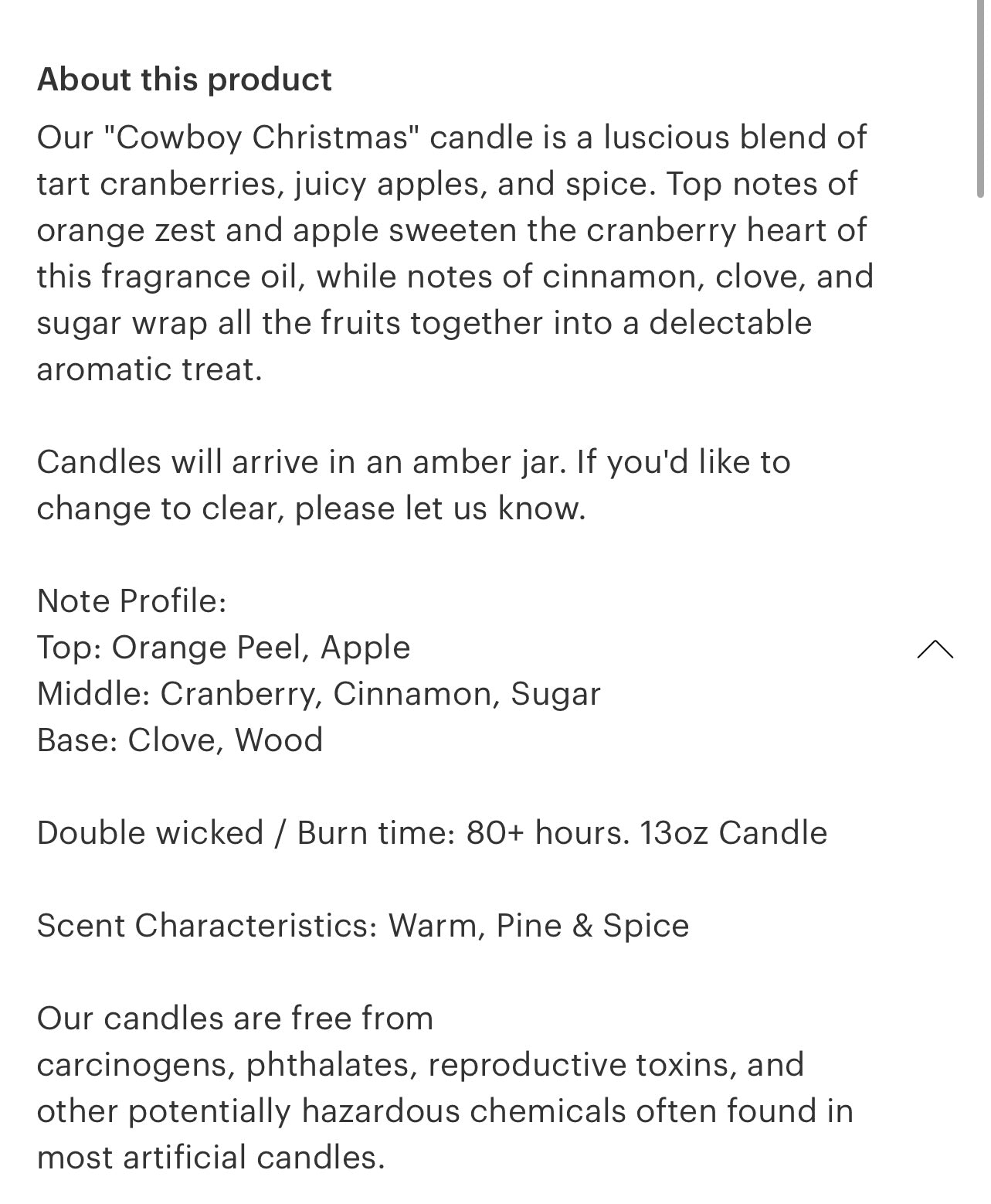 Cowboy Christmas Candle