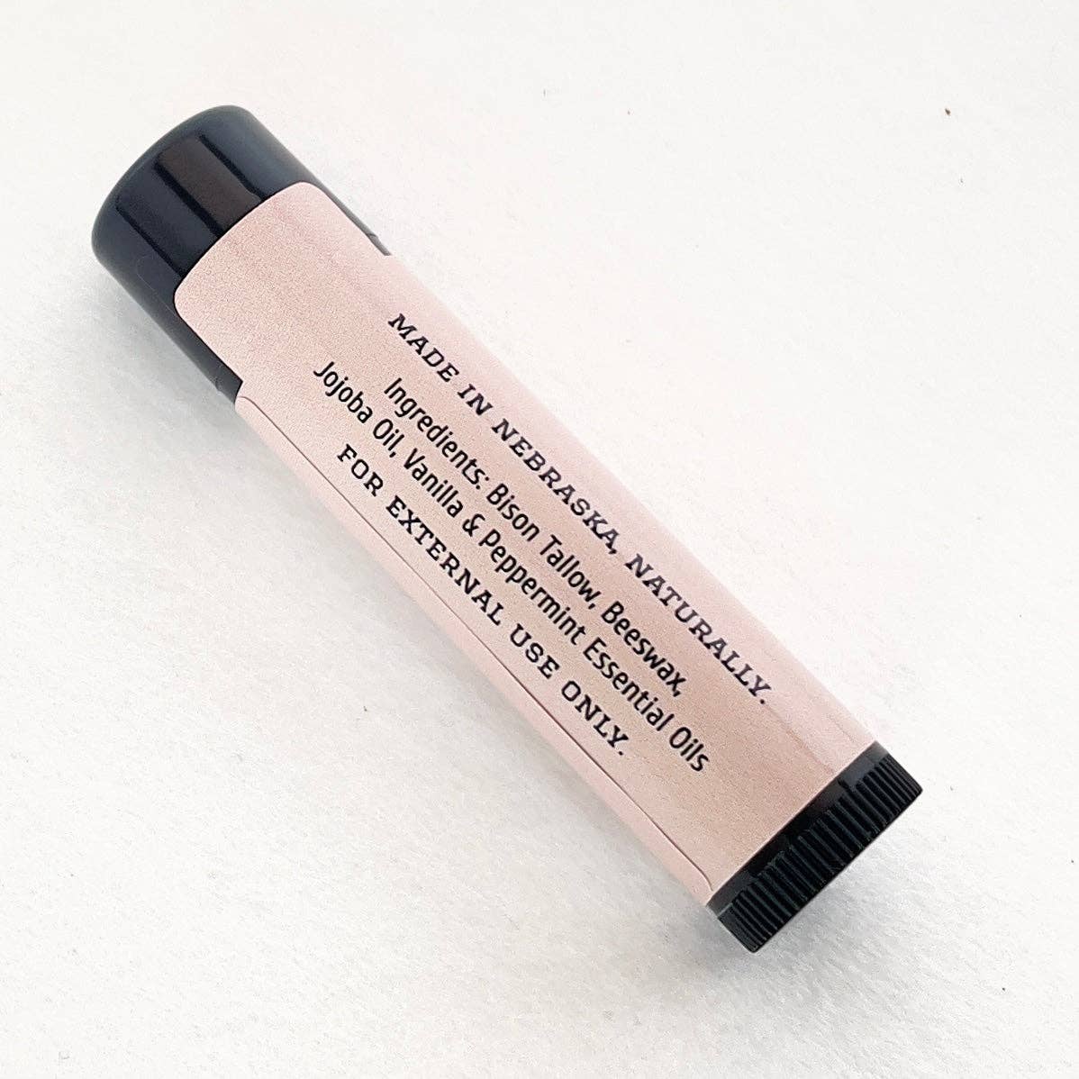 Natural Lip Balm Vanilla Peppermint-Moisturizing, Non-Habit Forming, Soothes Chapped Lips, Hydration, Pure and Natural, No Petroleum, Hydrating, Beeswax