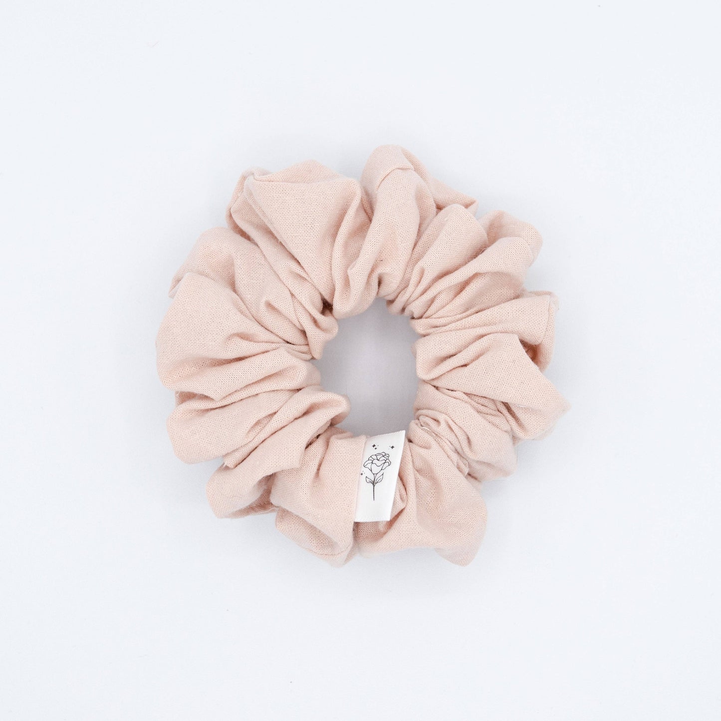 Rose Bud Cotton Scrunchie