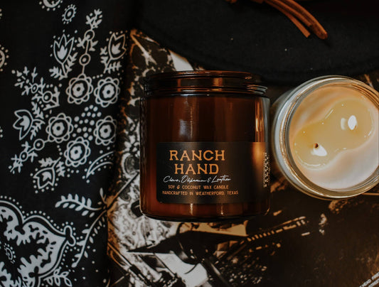 RANCH HAND - Clove & Leather Candle