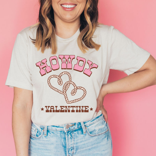 HOWDY VALENTINES GRAPHIC TEE